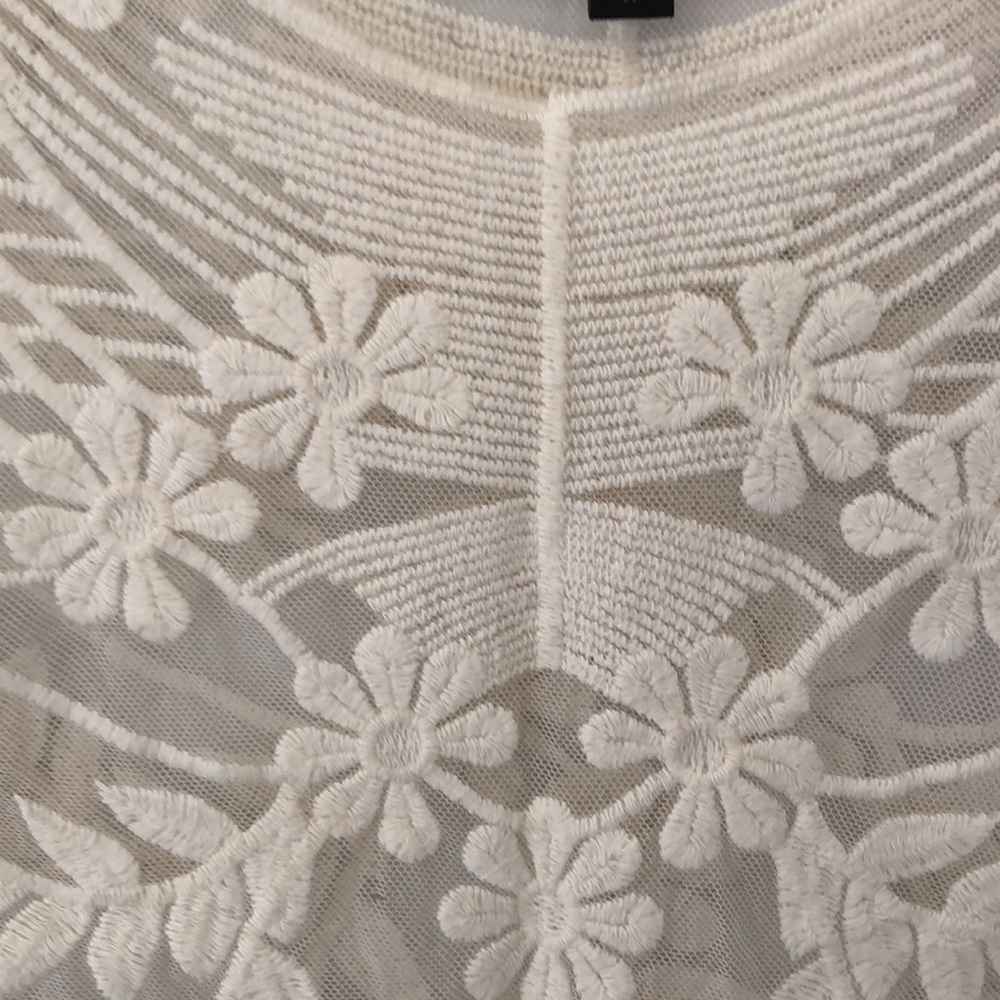 Express Sheer Embroidered Top - Picture 3 of 7